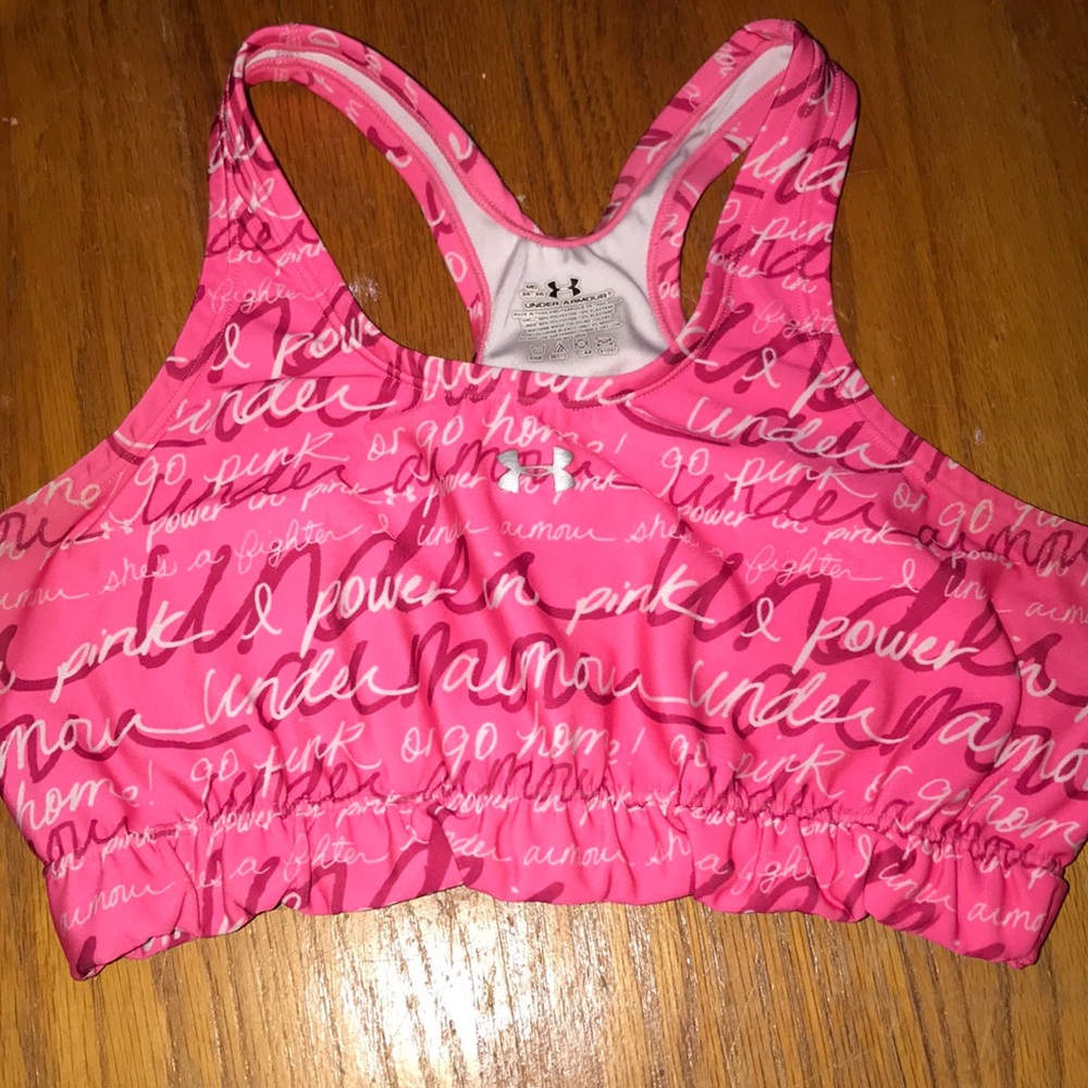Under Armour Sports Bra Breast Cancer Medium